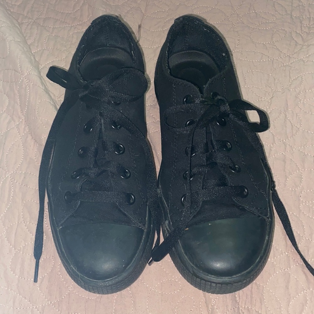 All black Slip resistant work converse!